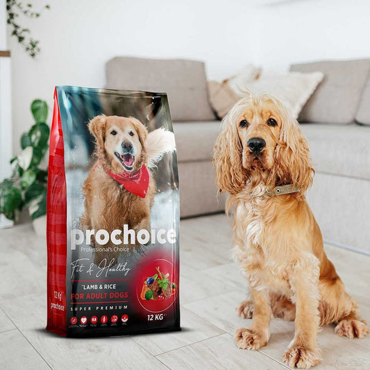 Prochoice Fit And Healthy Adult Dog Food – Lamb And Rice